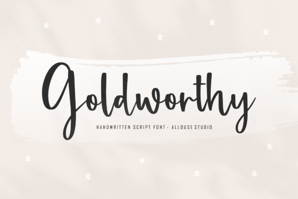 Goldworthy Font: A Handwritten Script Worth Considering