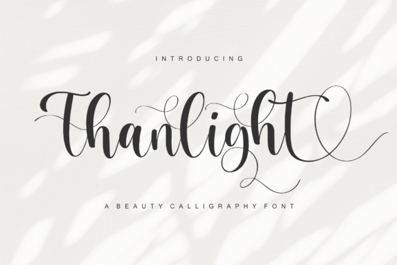 Thanlight – The Handwritten Font That Elevates Every Design